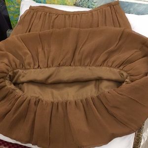 Worth Crinkled Silk Balloon Skirt
